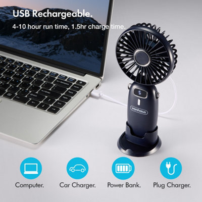 Ventilateur Portable, Ventilateur Turbo Pliable à Vent Puissant