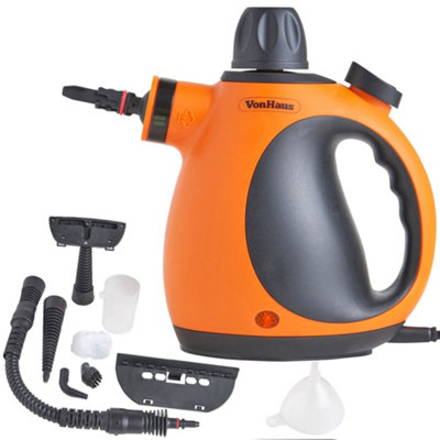 Steam cleaner deals with wallpaper attachment