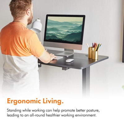 Vonhaus sit deals stand desk