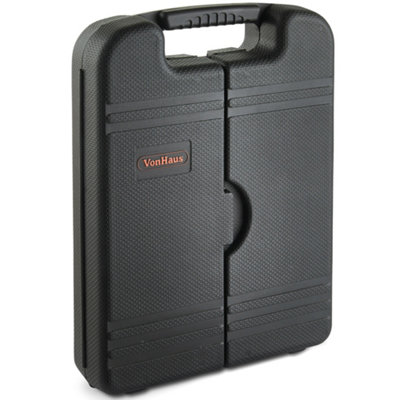 VonHaus Household Tool Kit - 53pc Tool Kit for Beginners - Includes Precision Screwdrivers, Hammer, Pliers, Hex Keys, Bits & More