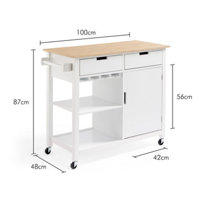 Kitchen island on sale bench kmart