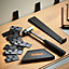 VonHaus Laminate Flooring Tools, Laminate Floor Fitting Kit with 30 Laminate Floor Spacers, Mallet, Wedge & Bar