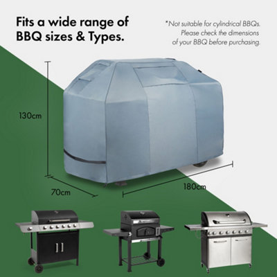 Housse Barbecue Rond, Tissu Oxford 210D Barbecue Grill Imperméable