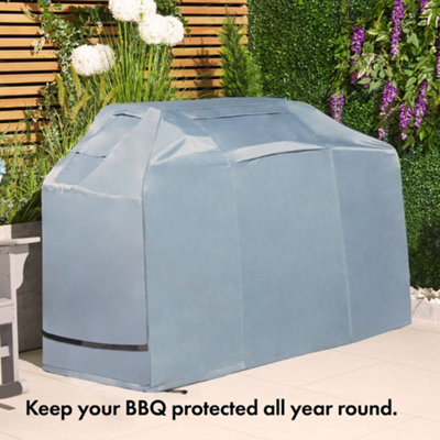 VonHaus Large BBQ Grill Cover, Premium Heavy Duty, Breathable 420D ...