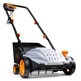 VonHaus Lawn Scarifier, Aerator & Grass Rake 1500W, Garden Maintenance for All Grass Areas with 28L Collection Box & 10m Cable