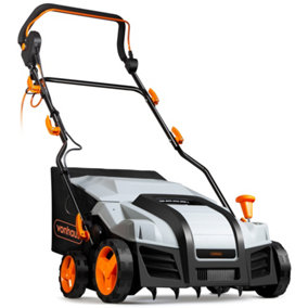 VonHaus Lawn Scarifier, Aerator & Grass Rake 1800W, Garden Maintenance for All Grass Areas with 55L Collection Box & 10m Cable