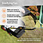 VonHaus Lawn Scarifier, Aerator & Grass Rake 1800W, Garden Maintenance for All Grass Areas with 55L Collection Box & 10m Cable