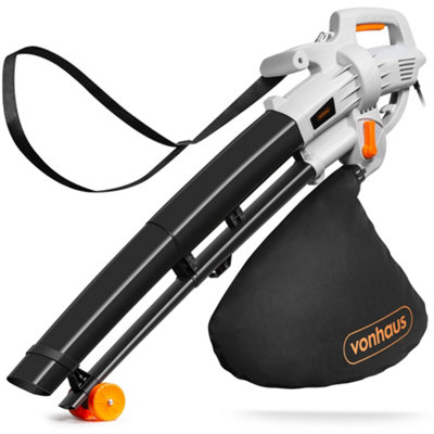 VonHaus Leaf Blower and Vacuum 3000W, Garden Leaves Collector, Clear Gardens, Patios, Gutters, Driveways & More