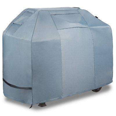 VonHaus Medium BBQ Grill Cover, Premium Heavy Duty, Breathable 420D Oxford Fabric Protection for Portable Charcoal & Gas Barbecues