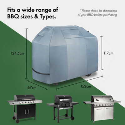 VonHaus Medium Waterproof Barbecue Cover - 4