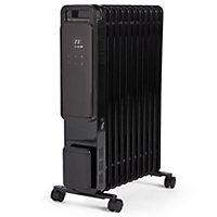 VonHaus Oil Filled Radiator 11 Fin, Electric Digital Radiator with Remote Control, 2.5kw Oil Heater for Home, Office & More