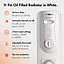 VonHaus Oil Filled Radiator 11 Fin, Oil Heater Portable Electric Free Standing 2500W for Home, Office, Any Room