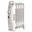 VonHaus Oil Filled Radiator 6 Fin, Electric Radiator Thermostatically Controlled, 800w Oil Heater for Home, Office & More