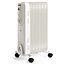 VonHaus Oil Filled Radiator 7 Fin, Electric Radiator Thermostatically Controlled, 1.5kw Oil Heater for Home, Office & More