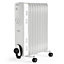 VonHaus Oil Filled Radiator 9 Fin, Oil Heater Portable Electric Free Standing 2000W for Home, Office, Any Room