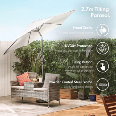 Garden furniture b on sale & m parasols