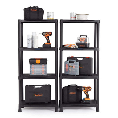 Heavy duty plastic shelving top