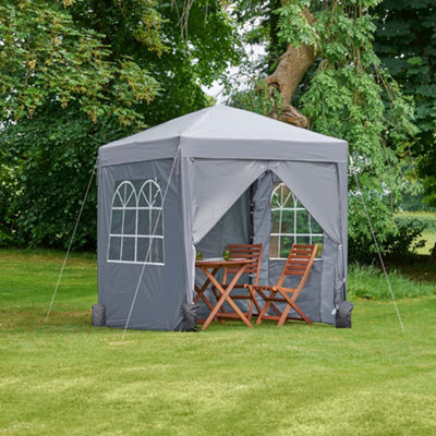 Pop up shelters with sides cheap
