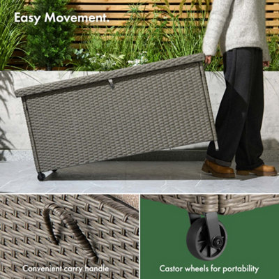 Outdoor storage trunk outlet