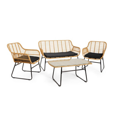 Vonhaus best sale rattan set