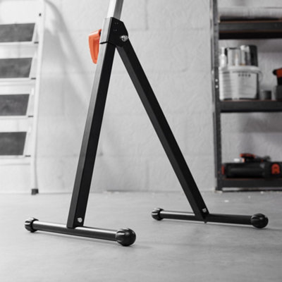 VonHaus Roller Stand, Adjustable Roller Stands, Woodworking, Heavy Duty Steel Base & Chrome Plated Roller, Workshop Roller Stand