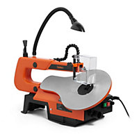 VonHaus Scroll Saw, Table Wood Saw with Variable Speed & LED Light, Adjustable worktable & Suitable for Pinned & Pinless Blades