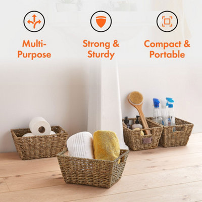 Pretty storage baskets deals