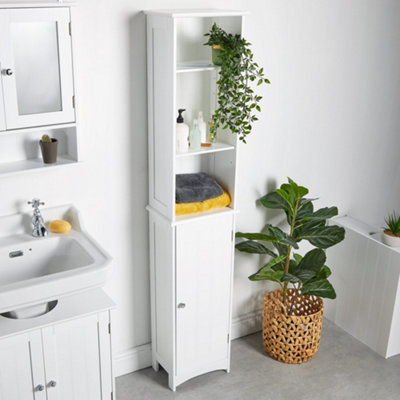 Bathroom tallboy storage cabinet hotsell