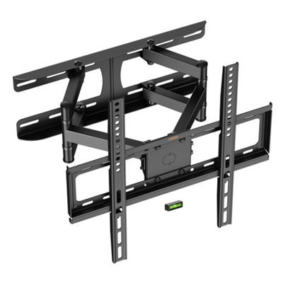 VonHaus Tilt & Swivel TV Bracket for 24-65" Screens, TV Wall Mount w/Spirit Level, 45kg Capacity, Max VESA: 400x400mm