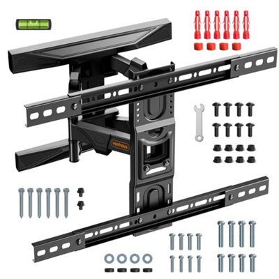 VonHaus Tilt & Swivel Wall Mount for 37-82" Screens, Full Movement Articulating TV Bracket, 35kg Capacity, Max VESA: 600x400mm