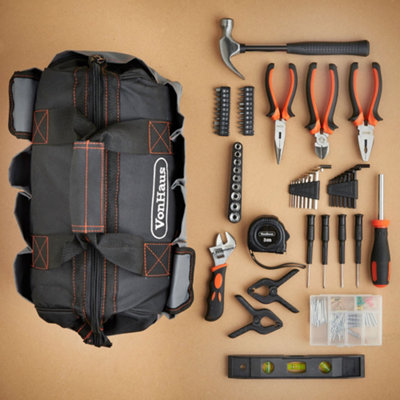 WORKPRO 157 Pcs Household Tool Kit With 20V Cordless Lithium-ion Drill