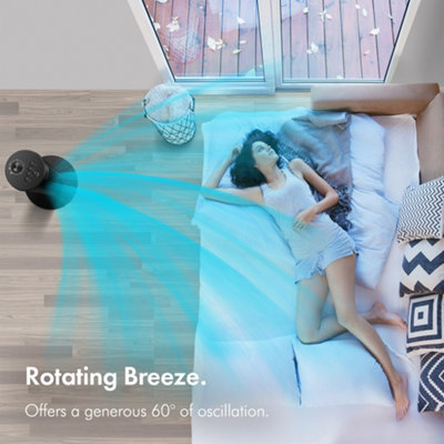 VonHaus Tower Fan 31 Inch, Electric Fan for Cooling, Oscillating Fan with  Timer for Any Space, Aroma Tray, Standing Fan Cools All | DIY at Bu0026Q