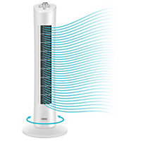 VonHaus Tower Fan 31 Inch, Electric Fan for Cooling, Oscillating Fan with Timer for Any Space, Aroma Tray, Standing Fan