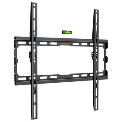 VonHaus TV Wall Bracket for 32-70" Screens, Ultra-Slim TV Bracket with Spirit Level, Flat to Wall Mount, 45kg Capacity