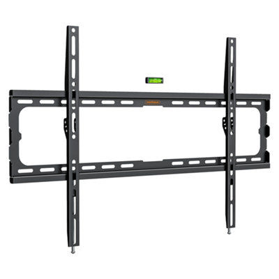 VonHaus TV Wall Bracket for 37-80" Screens, Ultra-Slim Wall Mount w/Spirit Level, 45kg Capacity, Max VESA: 600x400mm