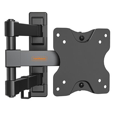 VonHaus TV Wall Bracket Mount Tilt & Swivel Ultra Slim Design for 13-27 up  to 20kg Max VESA 100X100