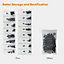 VonHaus Universal TV Mount Screws Kit Hardware, Monitors up to 80'' Includes M4, M5, M6 & M7 Screws, Spacers and Washers, 68pc