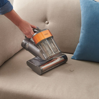 VonHaus UV Mattress Vacuum Cleaner 14kPa, Mite Removal Handheld Bed Vac with UV Light and Cyclone Filtration, 500W
