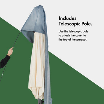 VonHaus Waterproof Cantilever Parasol Cover - 3