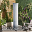VonHaus Waterproof Garden Extra Large Parasol Cover, Grey, Heavy Duty, for Cantilever Banana Umbrella w/ Drawstrings, 83 x 255cm
