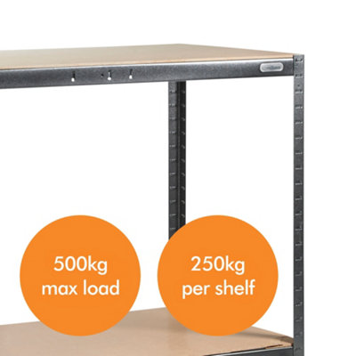 VonHaus Work Bench Heavy Duty Workbench with Storage for DIY