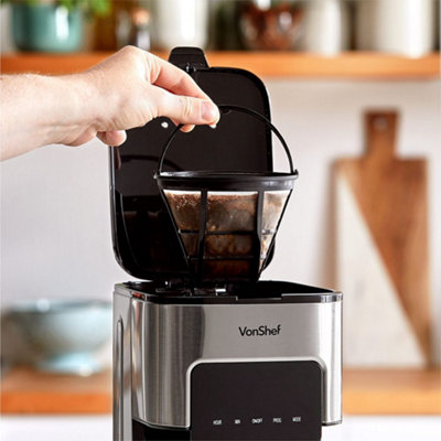 VonShef 1.5L Filter Coffee Machine - 5