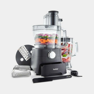 VonShef 1000W Food Processor ( 8 attatchments ) DIY at B&Q