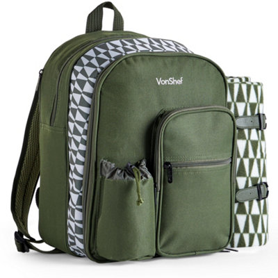 Picnic backpack with discount blanket