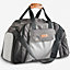 VonShef Ash 6 Person Picnic Holdall Bag, Premium Woven Grey Picnic Backpack, Includes 41 Piece Dining Set & Cooler Compartment