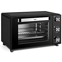 VonShef Mini Oven and Grill 25L - Portable Oven 1400W Multi-Function Electric Cooker