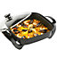 VonShef Multi Cooker 5L, 30cm Electric Frying Pan w/ Lid & Adjustable Temperature, Non-Stick, Detachable Cable, 1500W