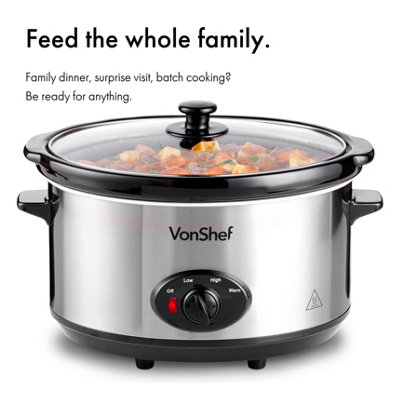 6.5 litre on sale slow cooker