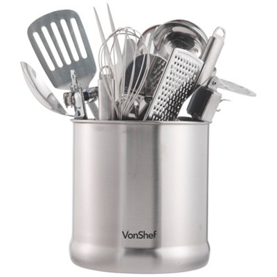 stainless steel utensil holders