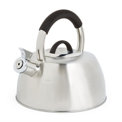 Whistling kettle top for induction hob